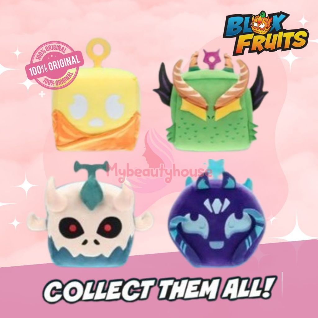 BLOX FRUIT - 9" Collectible Plush Ultimate Dragon bundle deluxe plush include DLC original - toy