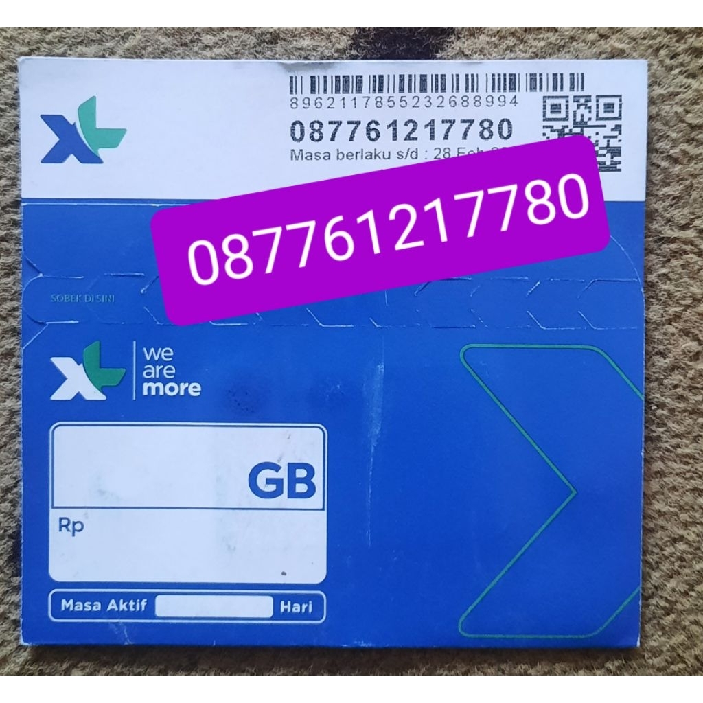 Nomer xl cantik