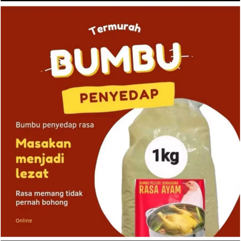 

1 kg penyedap rasa / bumbu kaldu 1kg termurah