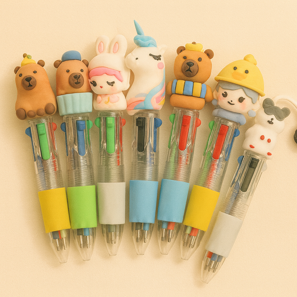 Zumoo Mini Cute Pen 4 warna Motif Karakter Lucu