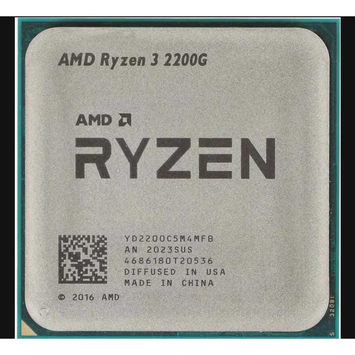 PROCESSOR AMD RYZEN 3 2200G TRAY SOCKET AM4