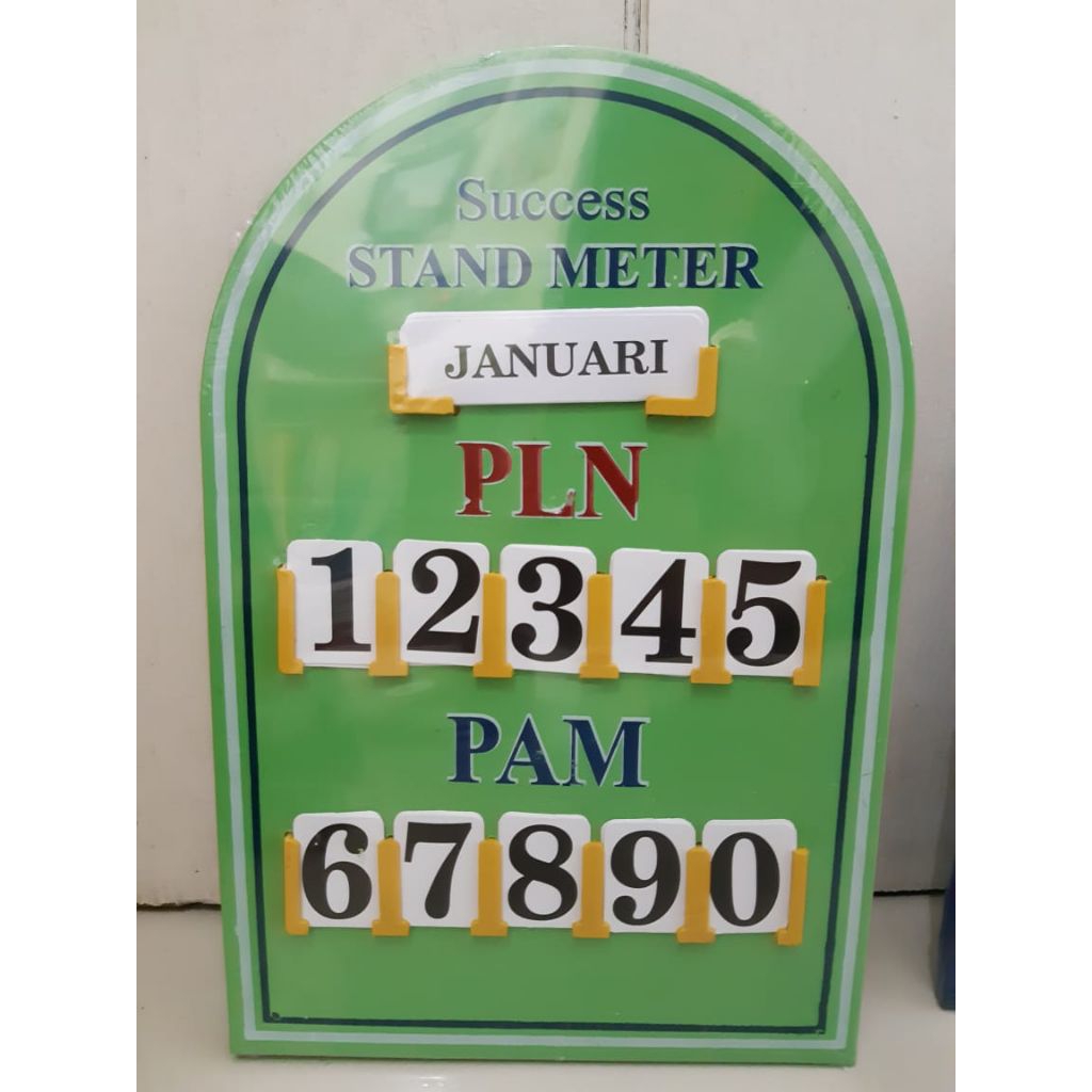 

papan informasi pln dan pdam