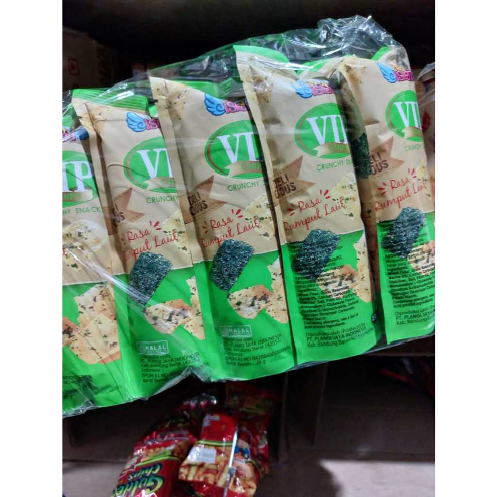 

Vip Chip Cruncy Snack 10 pcs @28 gram