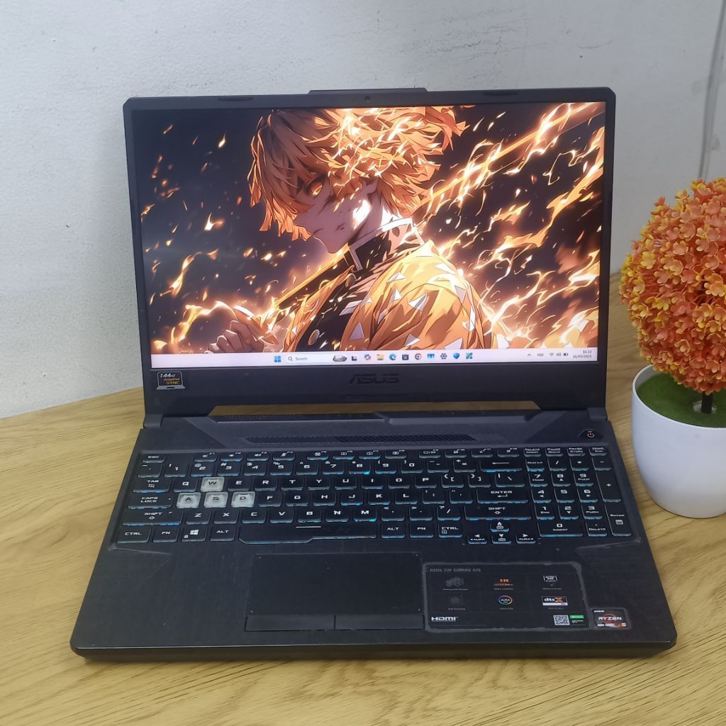 Laptop GAMING/EDITING/RENDERING Asus Tuf A15 Fx506ll AMD Ryzen 5 4600H VGA GTX 1650ti Ram16GB/Ssd512