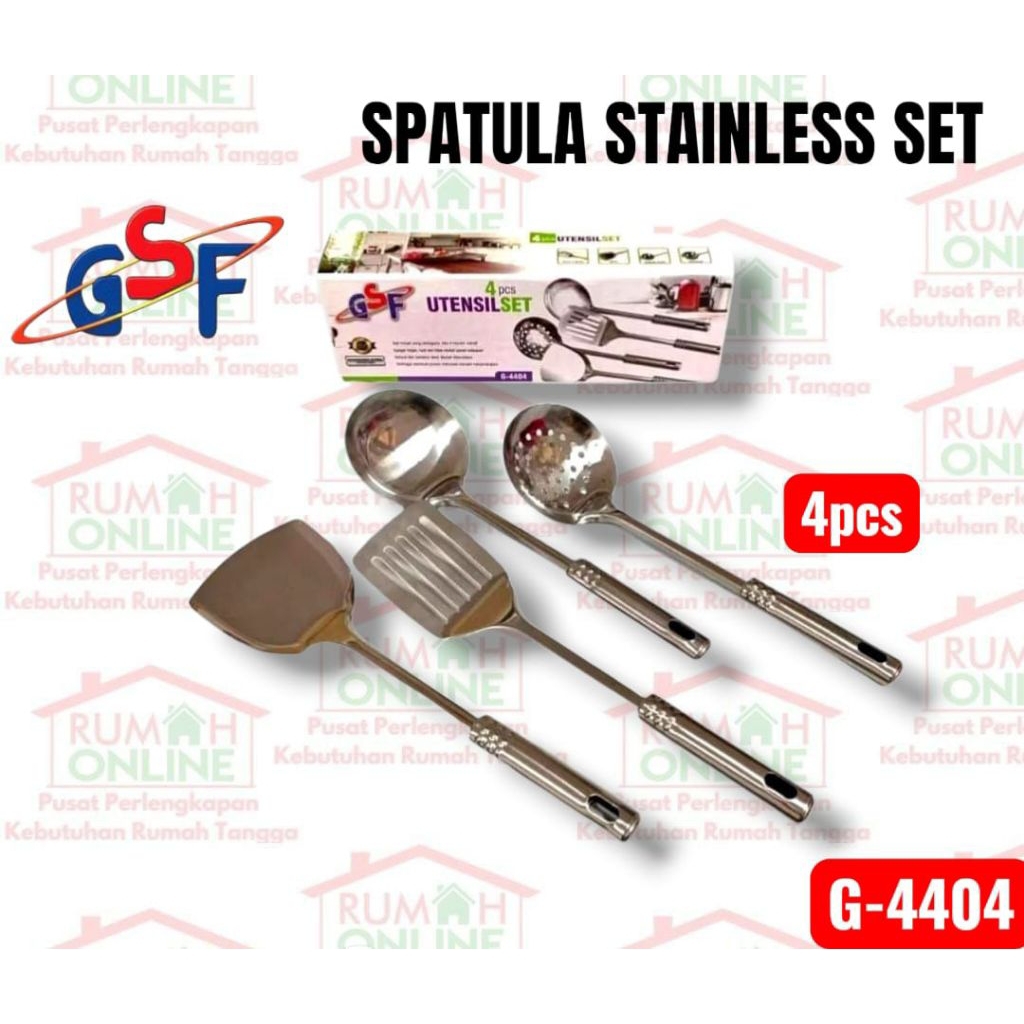 SPATULA STAINLESS/SILIKON SET GSF