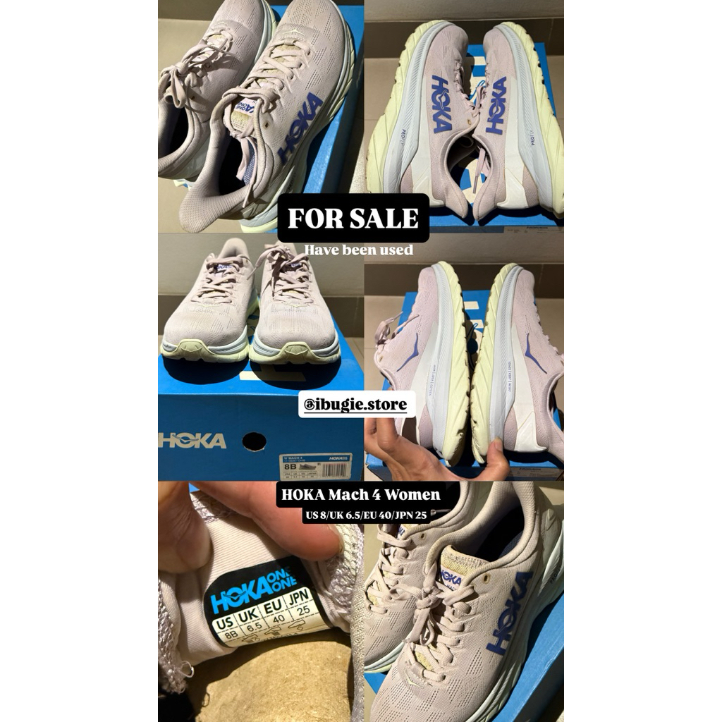 Preloved - Original HOKA Mach 4 Women - US 8, UK 6.5, EU 40