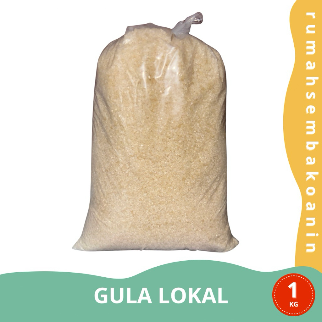 

Gula Pasir Lokal Asli Timbangan 1kg dan 1/2kg