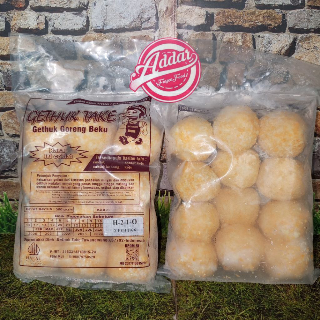 Gethuk Take isi Coklat