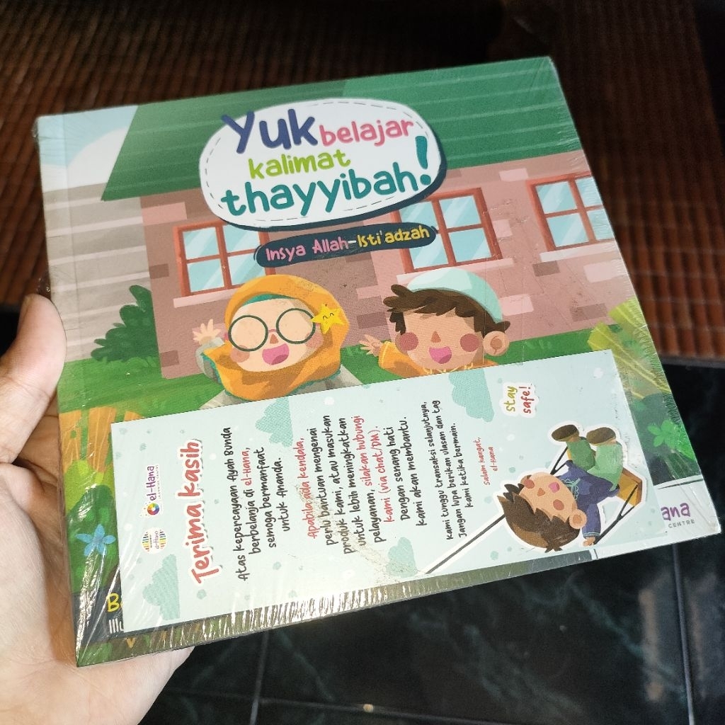 BUKU BELAJAR KALIMAT THAYYIBAH - YUK BELAJAR KALIMAT THAYYIBAH [EL-HANA] DAPAT 3 BUKU