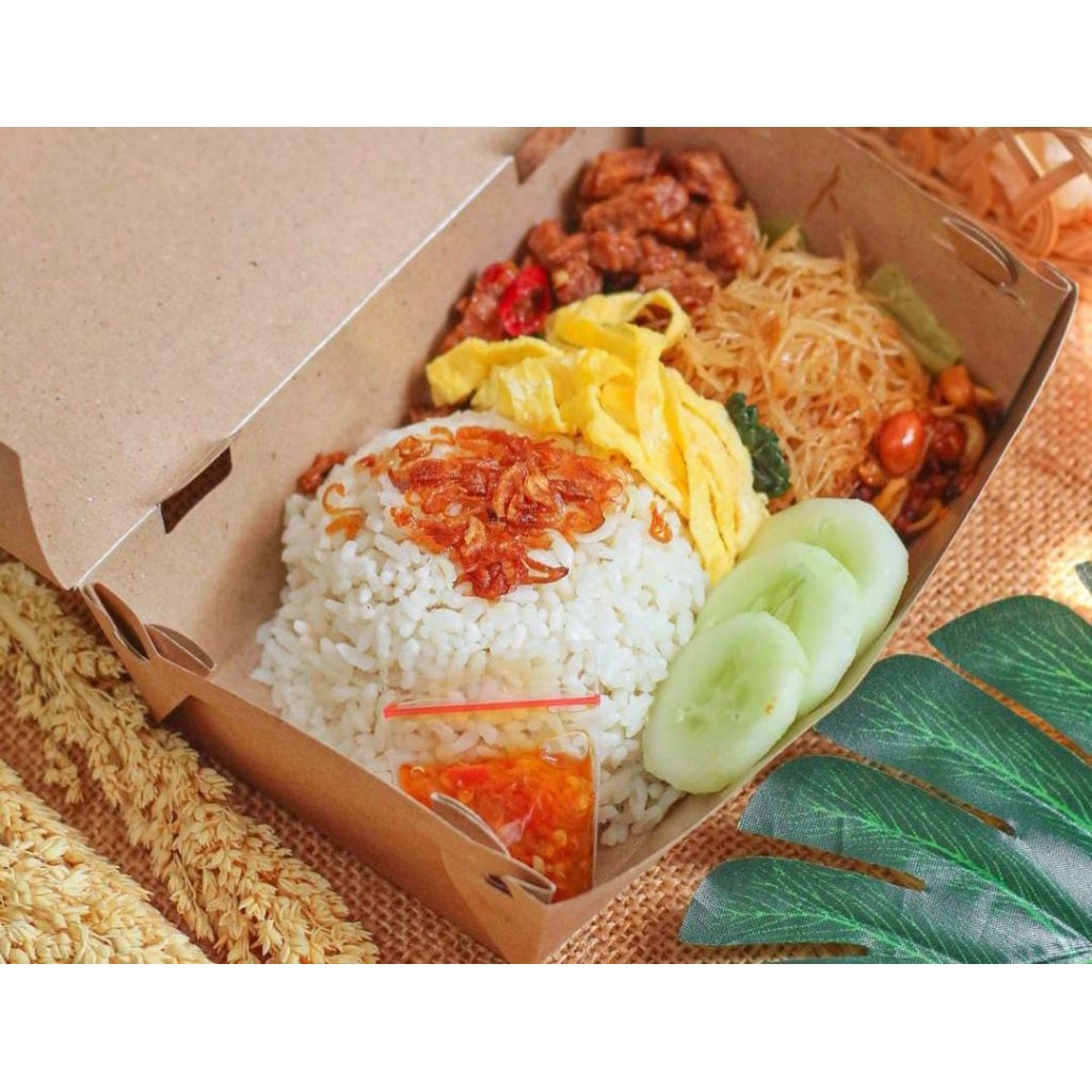 Paket lengkap nasi uduk Bogor
