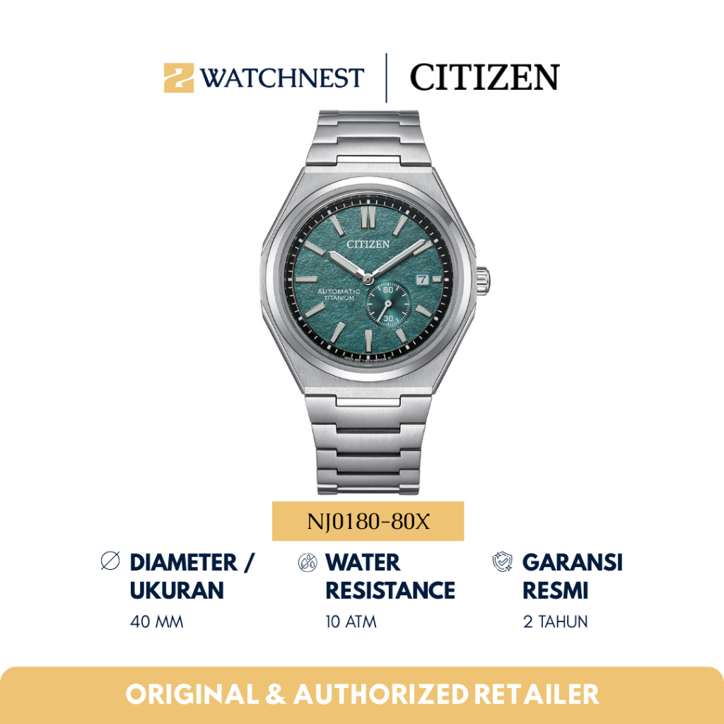 Jam Tangan Pria CITIZEN 'ZENSHIN' NJ0180-80X Original Garansi Resmi 2 Tahun