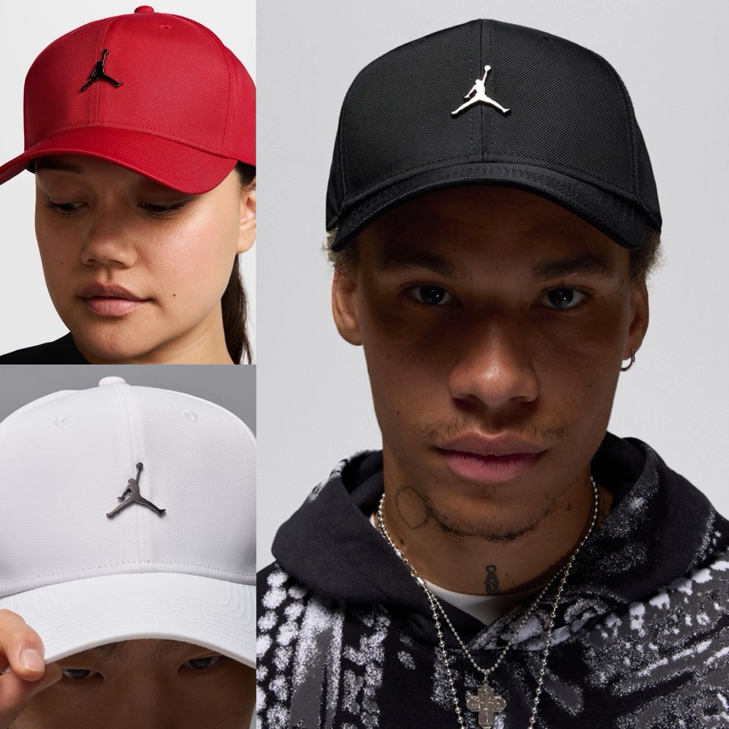 ORIGINAL 100% Jordan Metal Cap Topi Air Jordan Jumpman Metal Logo Adjustable