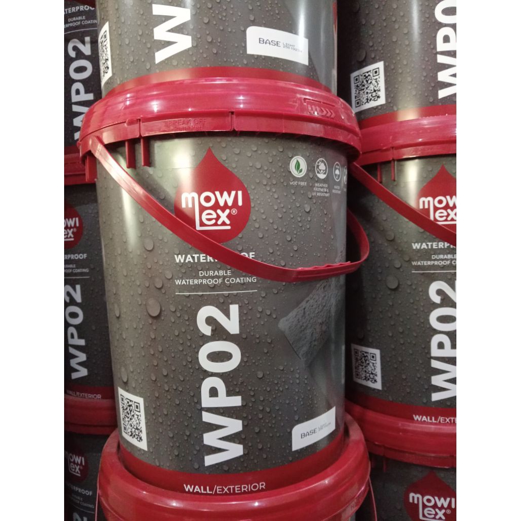 Cat Tembok Anti Bocor Mowilex Waterproof Premium 25kg, Perlengkapan Bangunan