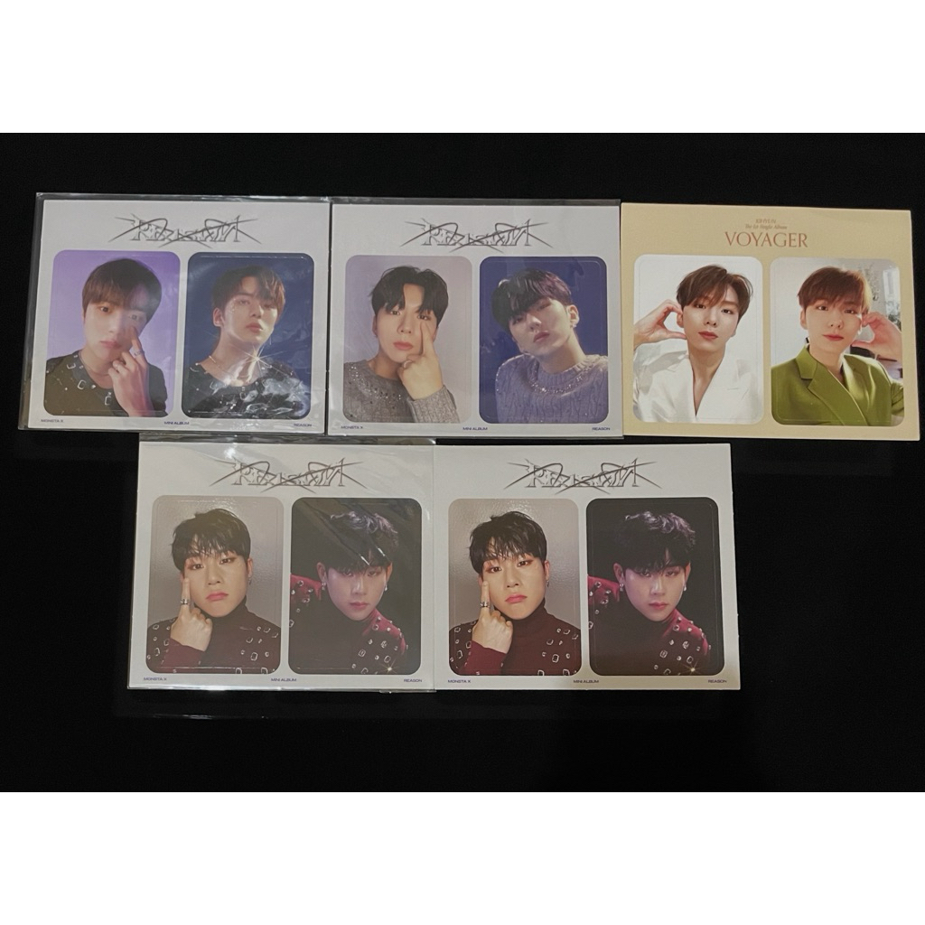 photocard official kihyun minhyuk jooheon benefit starship