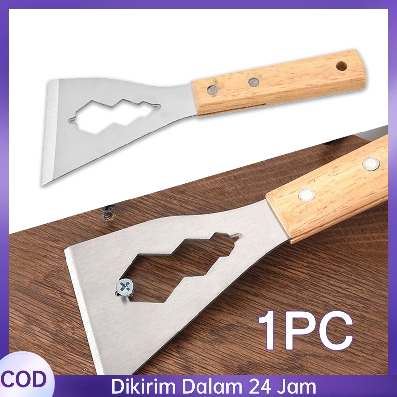 Pisau Dempul Putty Knife Pengikis Dempul Kape Cat Scraper Dempul Alat Cat Tukang Kayu Baja Stainless