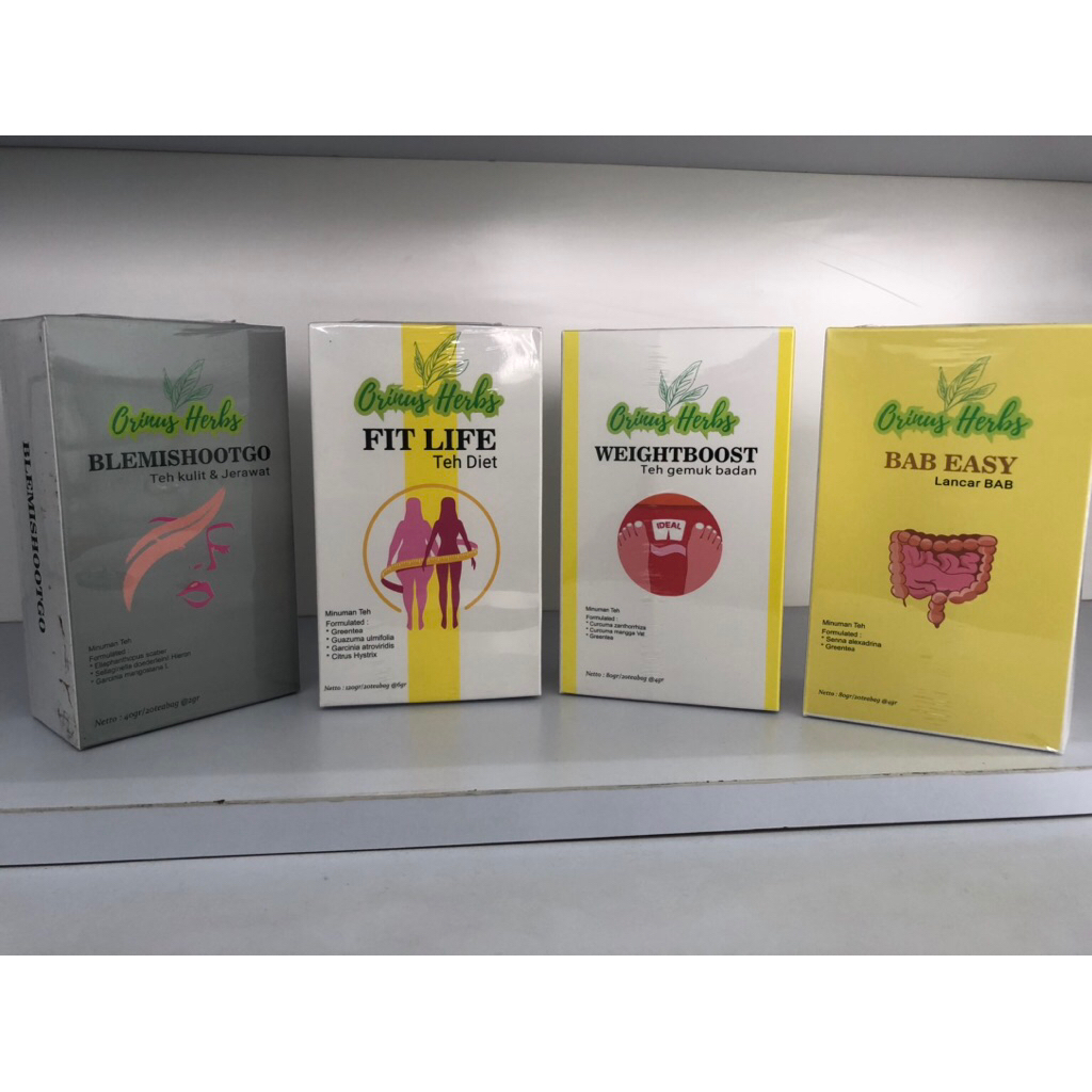 

Orinus Herbs / Teh Herbal / Teh Gemuk Badan / Teh Lancar BAB / Teh Diet / Teh Kulit & Jerawat