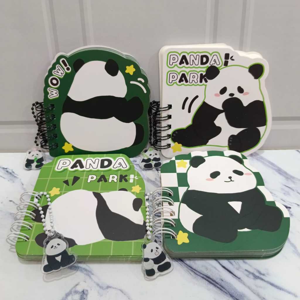 

Pink Ocean Notebook Spiral Panda Park dengan Desain Lucu dan Menarik untuk Penggemar Panda