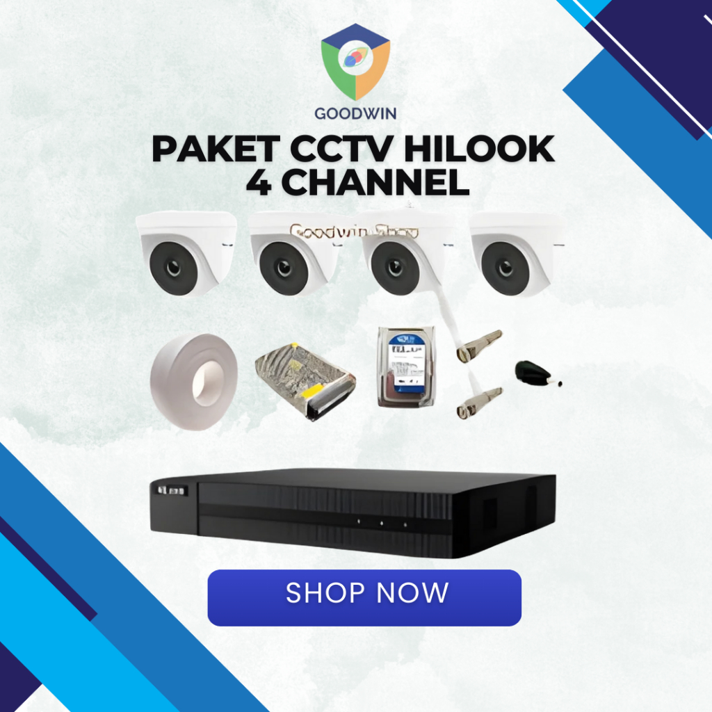 PAKET CCTV HILOOK 4 KAMERA.CCTV 4 CHANNEL.CCTV DEPOK.INSTALASI CCTV