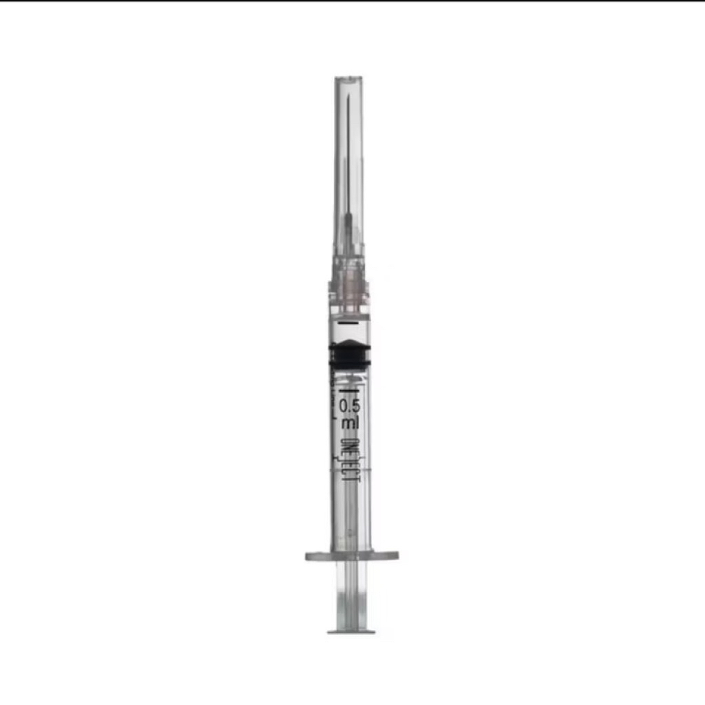 Spuit 0,5 cc 24 G x 1” with needle OneJect ECER