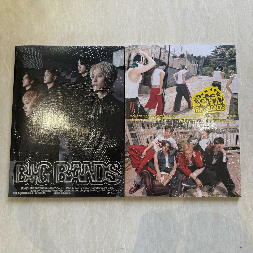[READY] SEALED WAYV BIG BANDS ALBUM PB SMINI MD PHANTOM WITH POB BIGBANDS PHOTOBOOK PB POB KUN YANGY