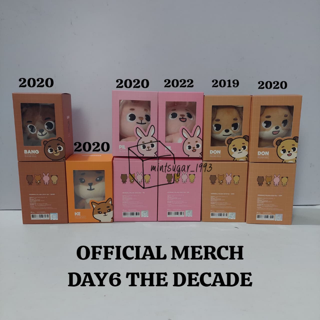 [ READY NEW OFFICIAL ] HANDCARRY DENIMALZ PLUSH 2019 2020 2022 [ MERCH THE DECADE ]