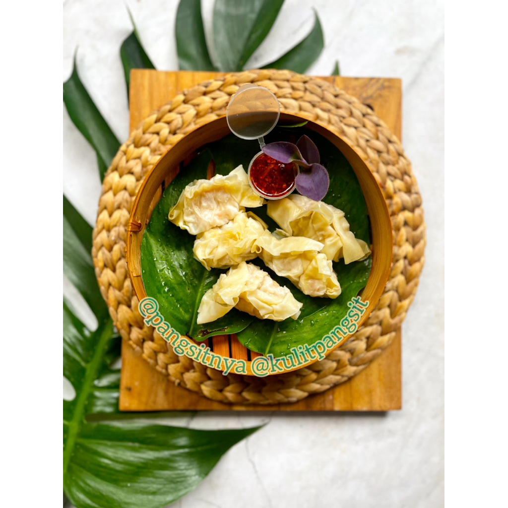 HALAL MUI - Gyoza Dumpling Mandu Pangsit Ayam Chicken Chili Oil Viral