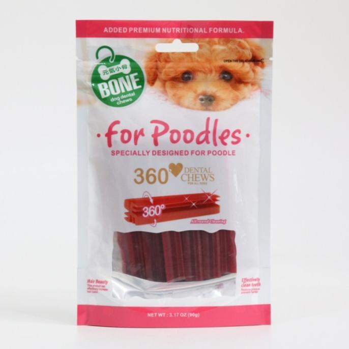 360 DENTAL CHEWS POODLE TREATS DENTAL CHEW - snack gigitan anjing poodle