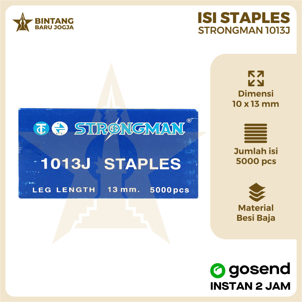 

Strongman Isi Staples Tembakan Angin 1013J