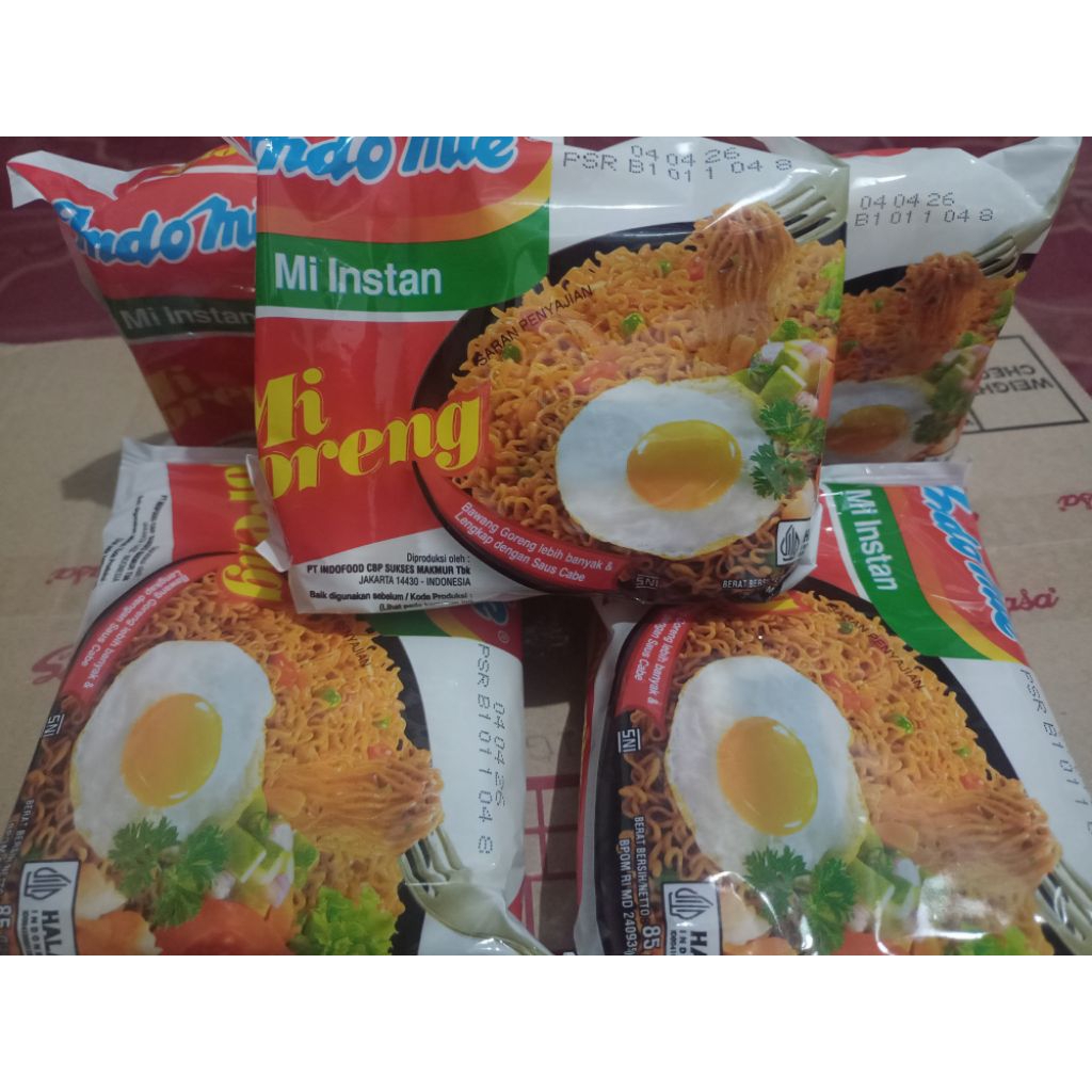 

INDOMIE GORENG ISI 5 PCS KEMASAN 85g