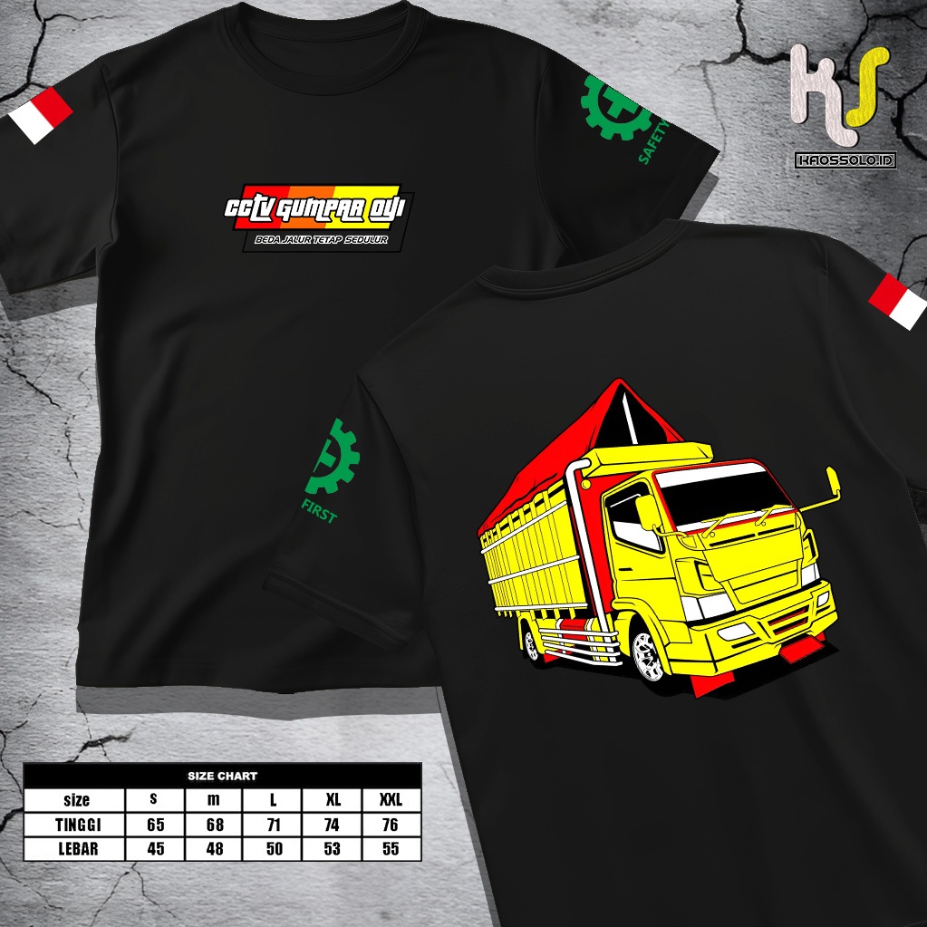 KAOSSOLO.ID- KAOS CCTV GUMPAR OYI - KAOS TRUCK BEDA JALUR TETEP SADULUR PRIA DAN WANITA TERBARU DAN 