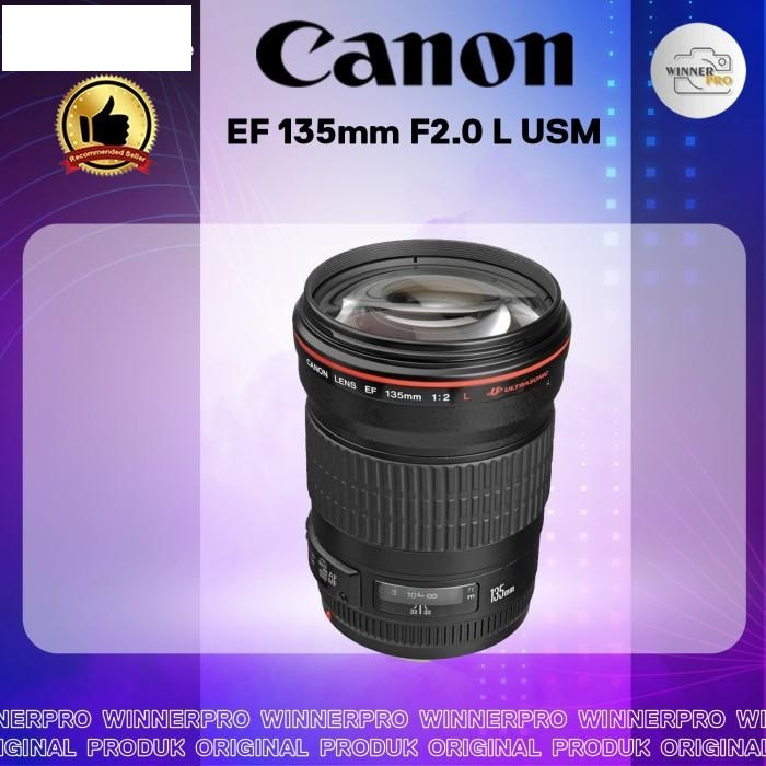 LENSA CANON EF 135mm F2.0 L USM / Canon 135mm F2 L USM