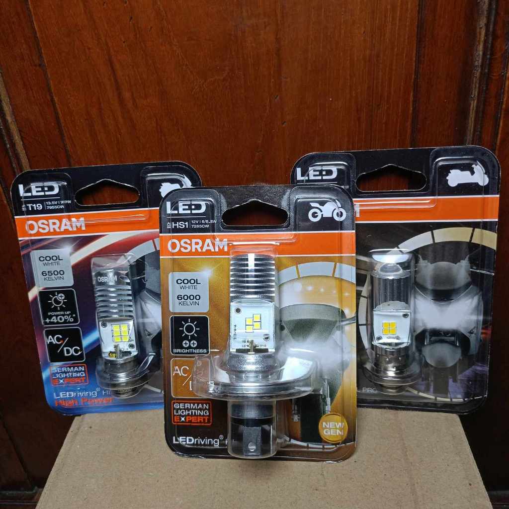 LAMPU DEPAN OSRAM NEOLUX LED BOHLAM SEPEDA MOTOR
