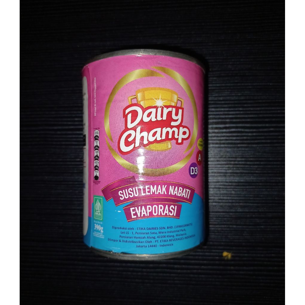 

Susu Evaporasi Dairy Champ 390gr Kaleng - Evaporated Milk untuk Baking, Dessert, Puding, Minuman - Susu Evaporasi Dairy Champ Murah