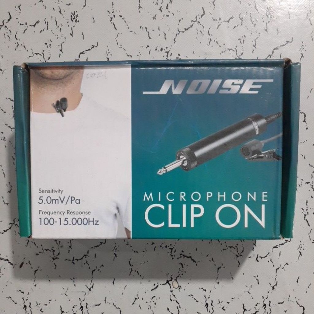 noise mic jepit microphone clip on