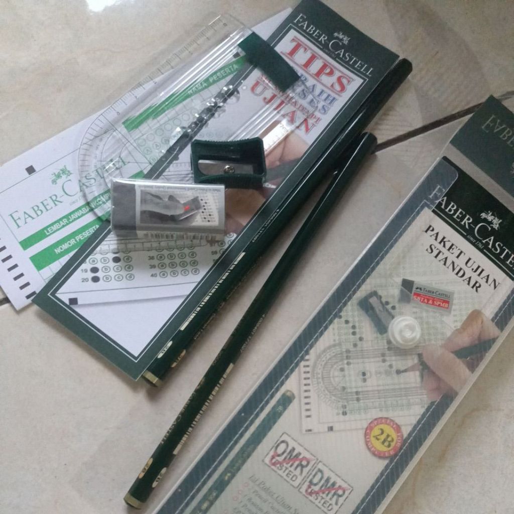 

faber-castel paket ujian murah
