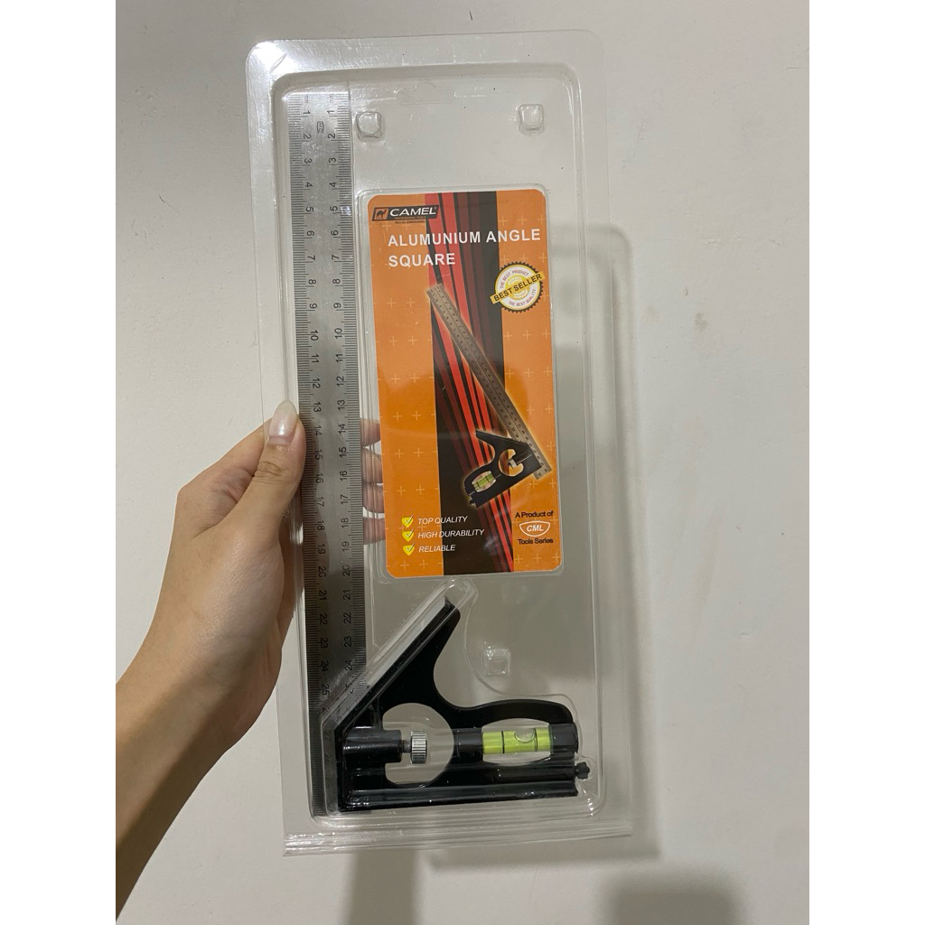 Siku Tukang Waterpass Camel 12”