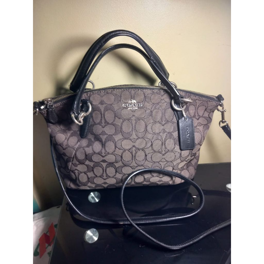 Preloved Tas Coach Signature Mini Bennett Satchel