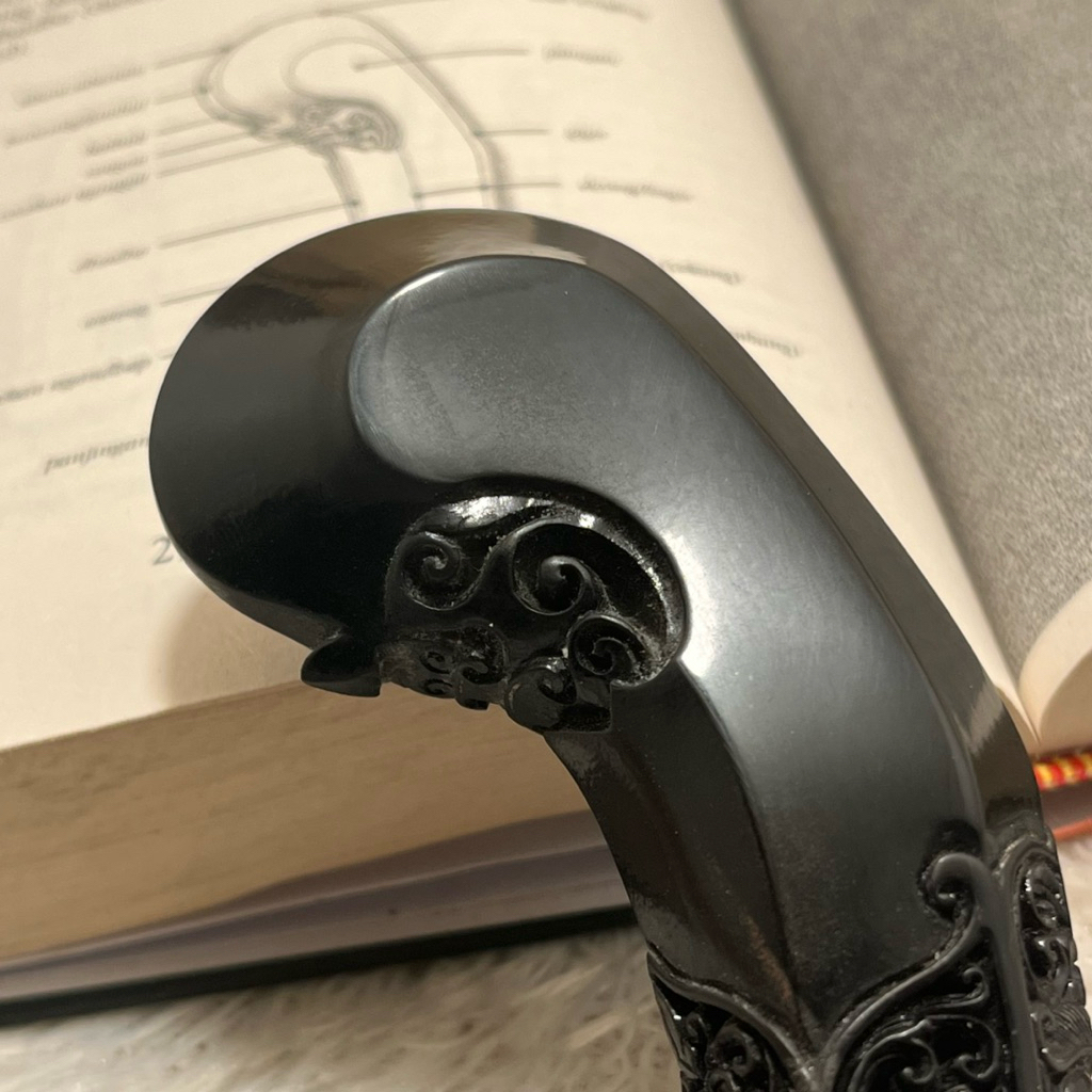 Deder Solo Tanduk Asli Ukir Putri Kinurung