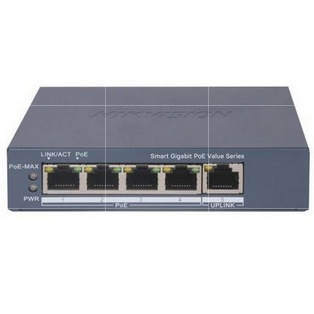 POE SWITCH HIKVISION DS-3E1505P-EI/M 4 Port Gigabit Smart