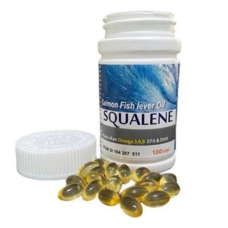 SQUALENE  MINYAK IKAN SALMON FISH LEVER OIL
