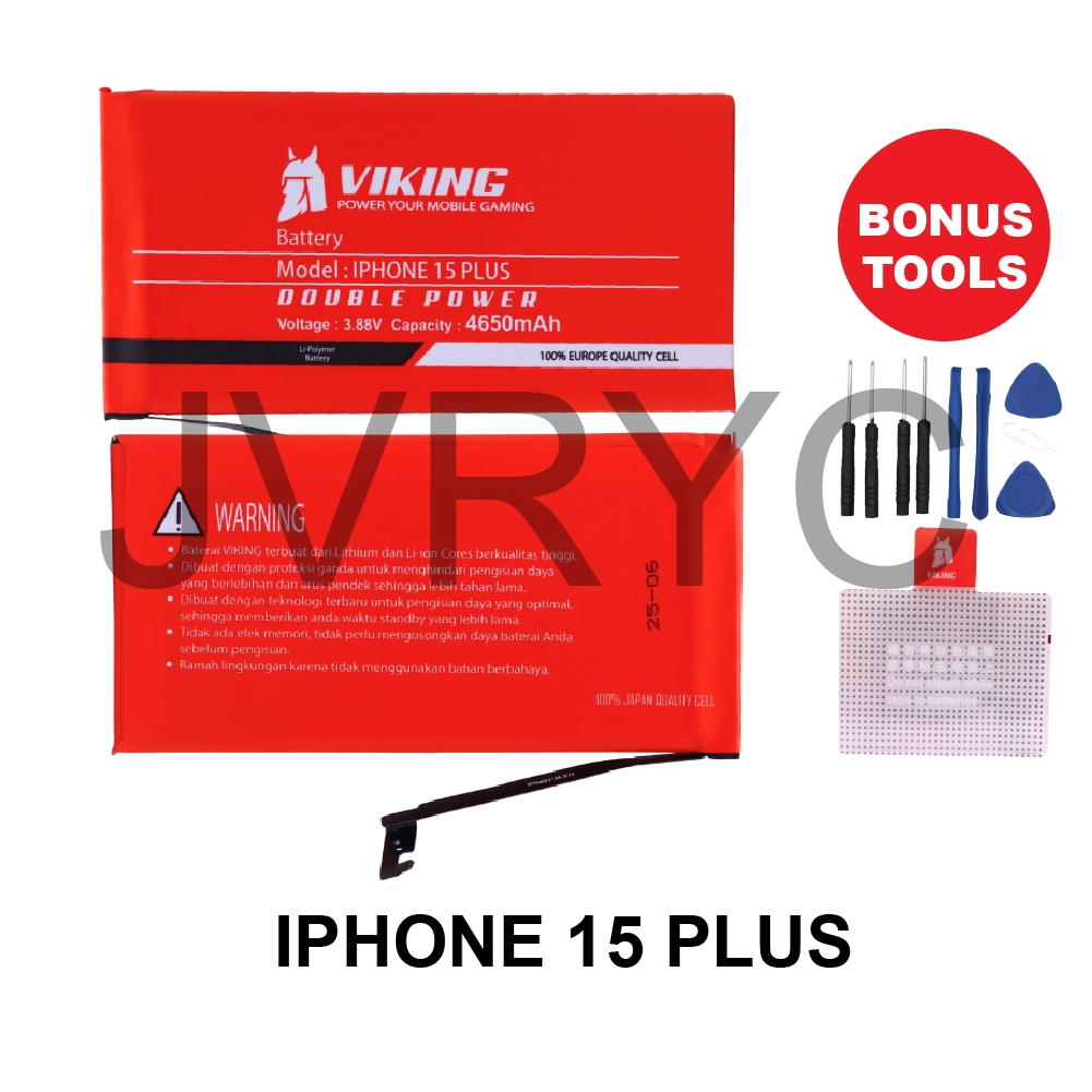 VIKING Baterai Iphone 15 Plus