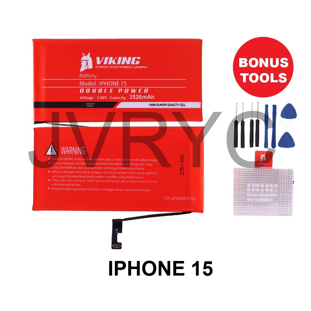 VIKING Baterai Iphone 15