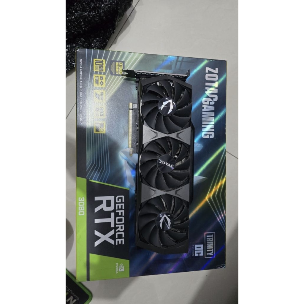 NO DISPLAY ZOTAC RTX 3080 10GB
