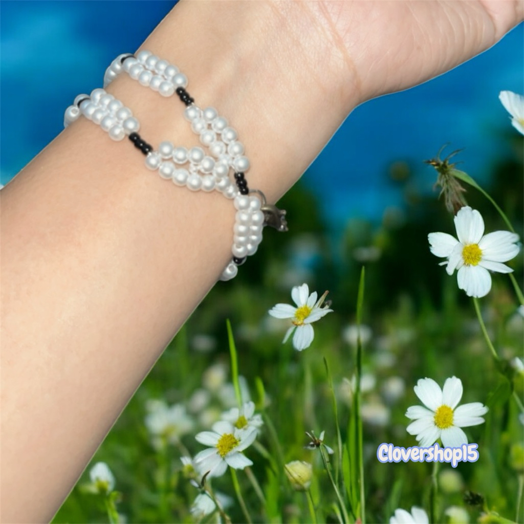 Gelang wanita manik manis asthetic korean gelang#gelang