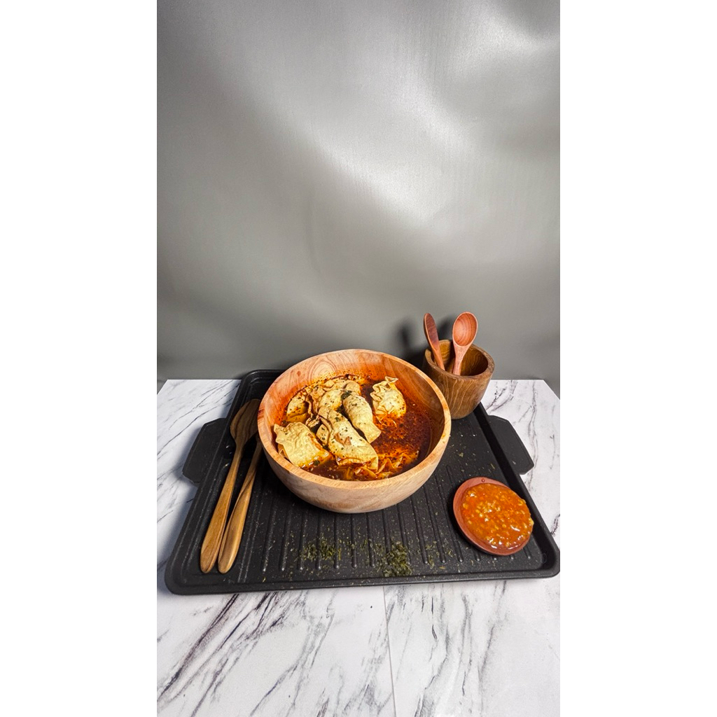 

Pangsit chili oil isi 6