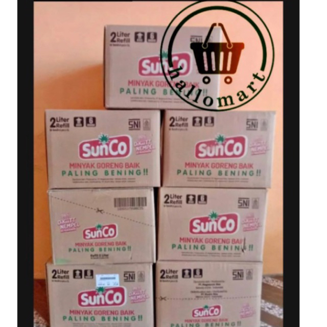

Minyak Goreng Sunco 2L Satu Dus Isi 6 Pcs Murah