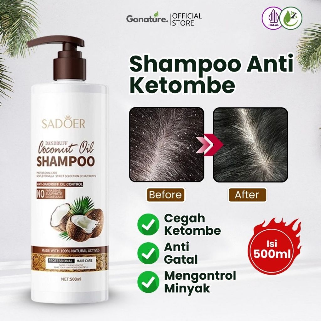 Shampo Anti Ketombe Rambut Berminyak - Atasi Gatal Kulit Kepala & Ketombe Membandel