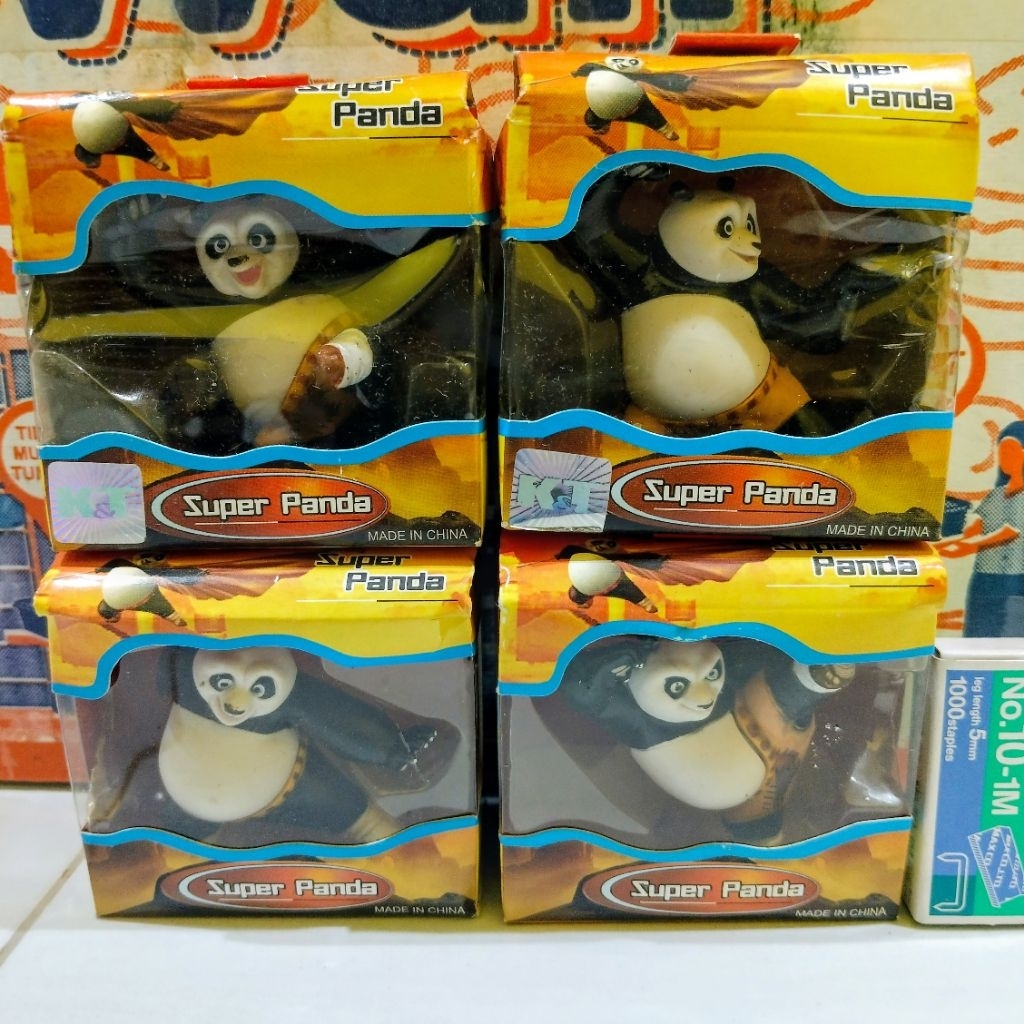 Set Figur Kung Fu Panda Super Panda