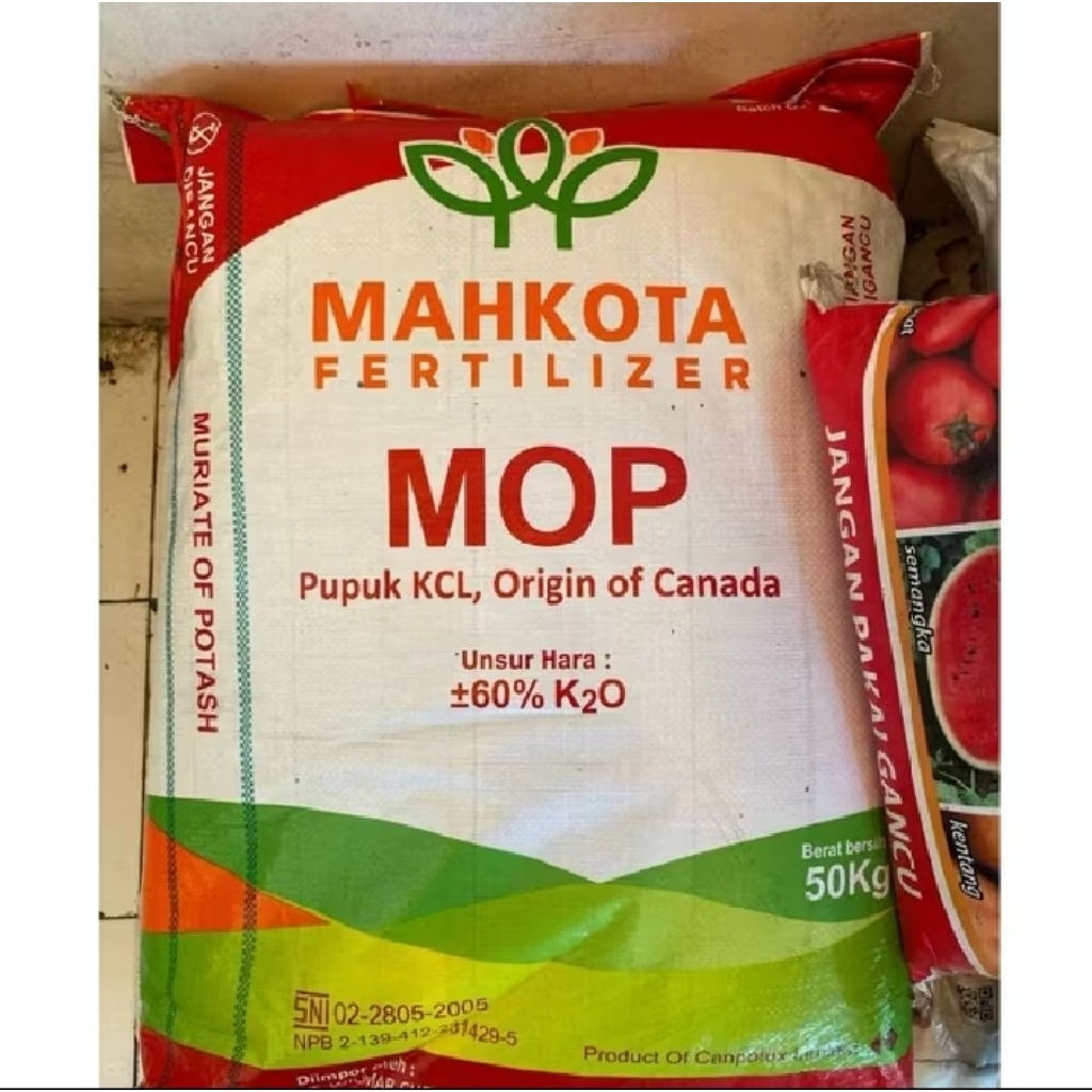 Pupuk KCL kemasan 1kg