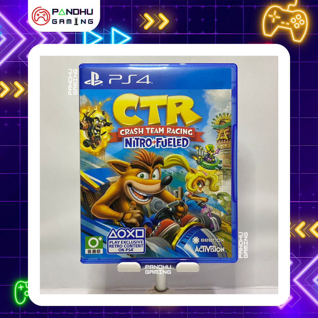 CTR Crash Team Racing Nitro-Fueled PS4 Reg 3 Second | Nitro Fueled PS 4 Like Crash Bandicoot PS5 PS 